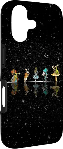 Vista 3 de Wonderland Starry Night - Funda para iPhone 17 de Alicia en el país de las maravillas