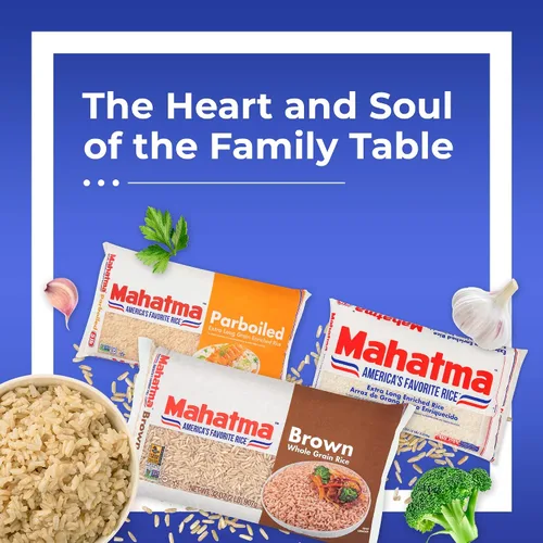 Vista 7 de Mahatma Arroz integral de grano entero, bolsa de arroz de 2 libras, arroz para estufa o microondas