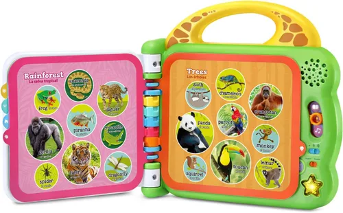 Vista 5 de LeapFrog - Juego de libros de 100 palabras y 100 animales (embalaje libre de frustración)