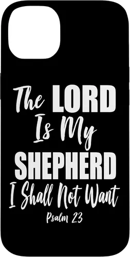 Vista 15 de The Lord is My Shepherd - Funda con versículo bíblico cristiano para iPhone 17