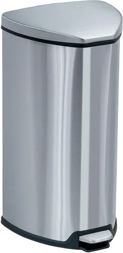 Vista 6 de Safco Productos Papelera de acero inoxidable, 4 galones, acero inoxidable