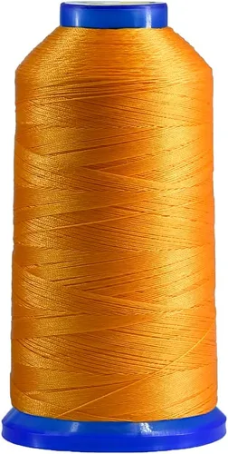 Vista 6 de Selric [1200 yardas/26 colores disponibles] Tex 135 Hilo de nailon unido para costura de cuero 420D/3 T135#138 Hilo de tapicería resistente