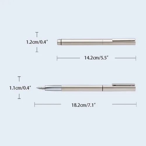 Vista 3 de Pluma estilográfica de alta calidad de 0.028 in de punta media para dibujo artístico, escritura y escritura, impresionantes bolígrafos de lujo