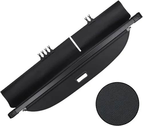 Vista 8 de Funda de carga retráctil para maletero compatible con Toyota RAV4 2014-2018, impermeable, cubierta de carga de privacidad, accesorios para Fibra