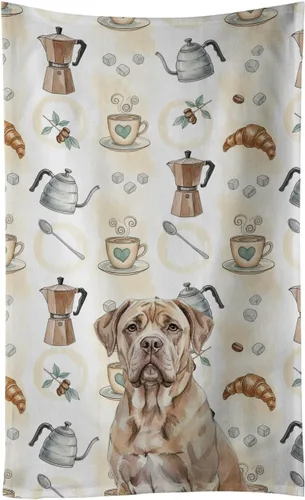 Vista 189 de Caroline's Treasures Afghan Hound - Toalla de cocina para barra de café, terciopelo frontal y lazo de algodón, lavable a máquina Sabueso afgano