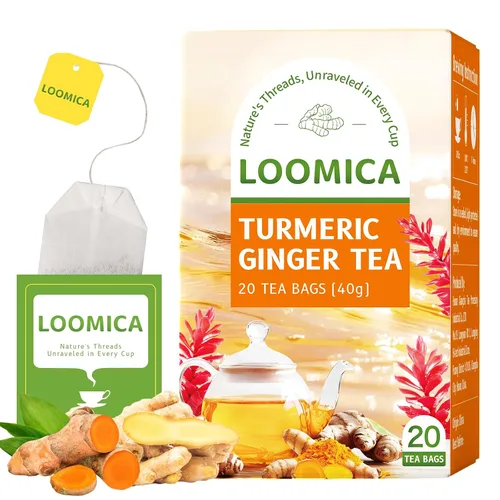 Vista 19 de LOOMICA Té verde de jazmín descafeinado, descafeinado, suave y refrescante, bolsas de té verde jazmín, naturalmente fragante con flores frescas