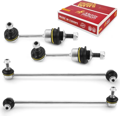 Vista 80 de Metrix Premium Chassis Parts - Kit de 4 piezas de barra estabilizadora delantera y trasera con enlace de extremo de barra estabilizadora para Ford