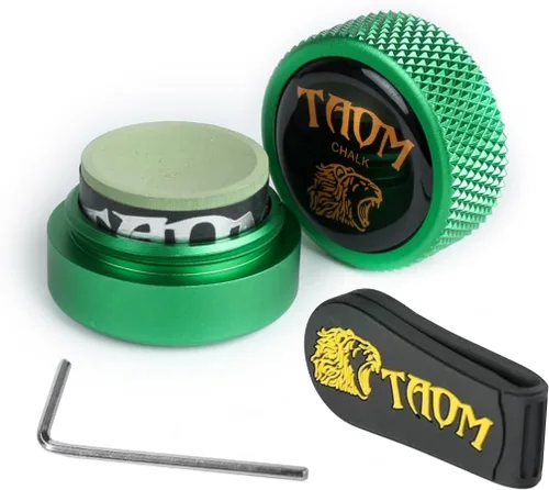 Vista 24 de TAOM - Soporte para tiza de billar, herramienta práctica redonda, accesorios de billar, mini estuche magnético para punta de tiza, contenedor