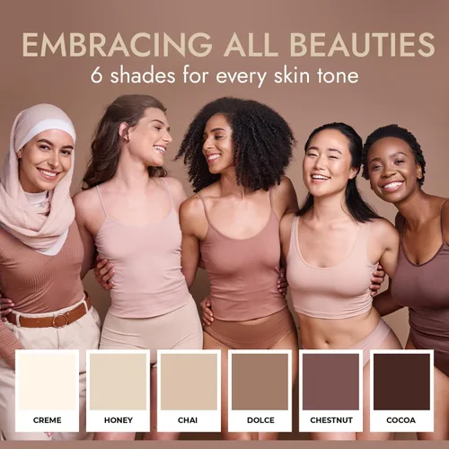 Vista 4 de Nipple Cover - Available in 6 Skin Tones, Adhesive Silicone Reusable Pasties, Covers Stickers Cacao
