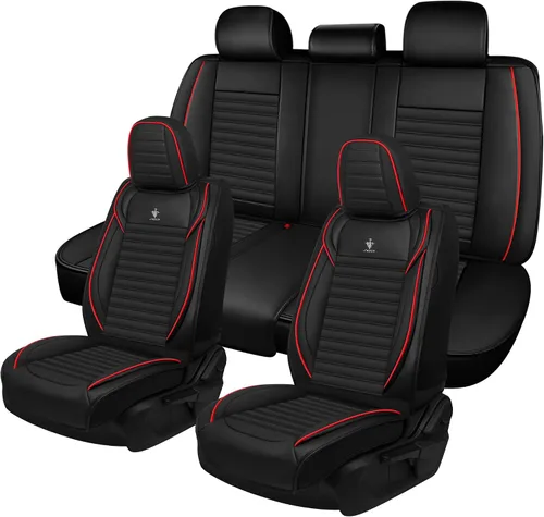 Vista 25 de Fundas de asiento para mini convertible 2009-2025, fundas de asiento de automóvil de cuero de alta calidad, impermeables, antideslizantes