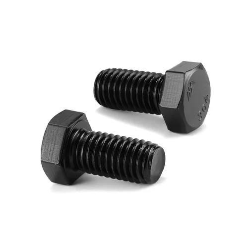 Vista 9 de Tornillo de perno de cabeza hexagonal de 3/8-16 x 1/2", 20 piezas de acero inoxidable 18-8 (304), totalmente roscado, óxido negro por SG TZH