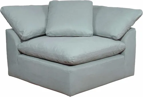 Vista 3 de Sunset Trading Contemporary Puff Collection - Sofá modular en forma de L, 3 piezas, tela de rendimiento, lavable, resistente al agua, a prueba