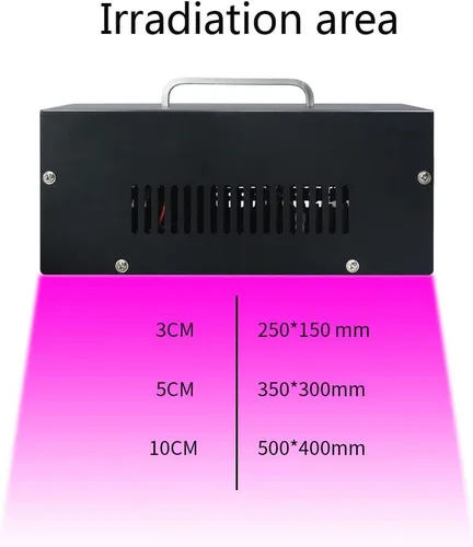 Vista 4 de High Power UV Curing Ultraviolet LED Printing 365nm 395nm 405nm Green Oil Painting Circuit Board PCB Resin Curing(365nm)
