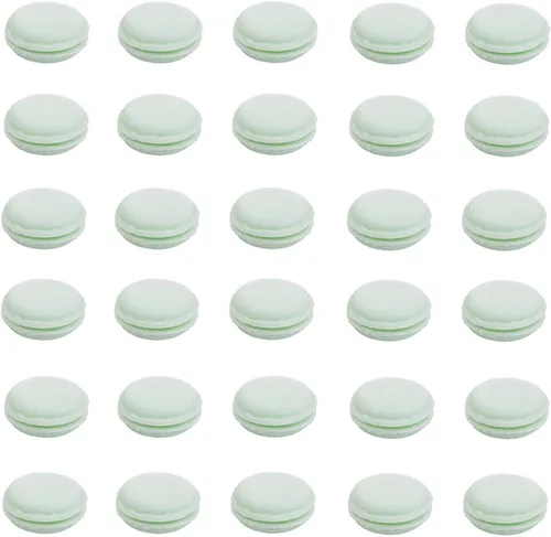 Vista 13 de HAN SHENG Organizador de joyas para aretes, anillos, collares, paquete de 30 lindos macarrones de 1.6 pulgadas, mini estuches de viaje, contenedores
