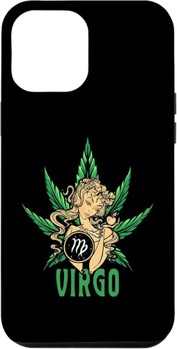 Vista 26 de Zodiac Stoner Vibes: Virgo Cannabis Weed Horoscope Design Case para iPhone 17