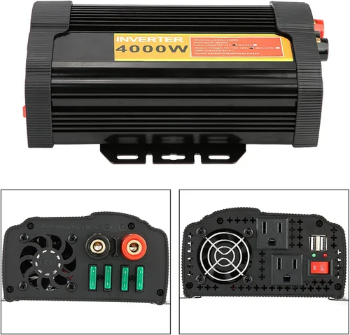 Vista 7 de Inversor de corriente para coche, 12 V CC a 110 V CA 4000 W Auto Voltaje Transformador Inversor Convertidor Coche