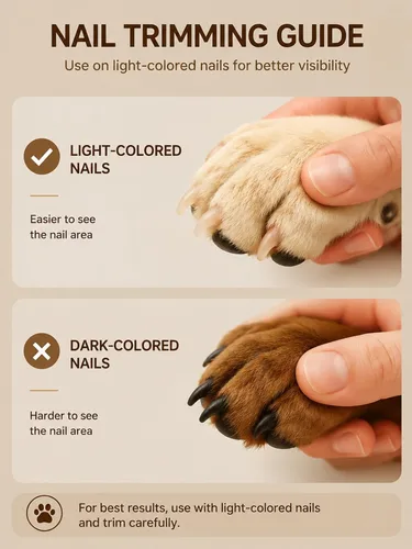 Vista 7 de Cortaúñas para perros con luz, cortaúñas y amoladora 2 en 1 para perros