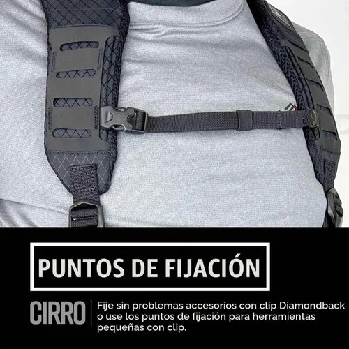 Vista 2 de Diamondback Cirro Deluxe Tool Belt Suspenders Negro