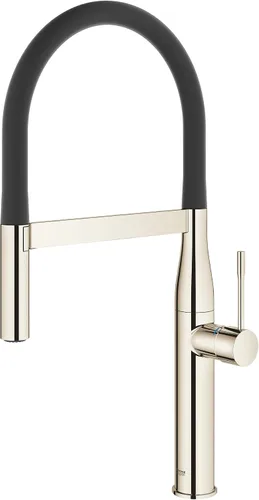 Vista 3 de Grohe 30295BE0 Essence - Grifo de cocina profesional de un solo mango, níquel pulido