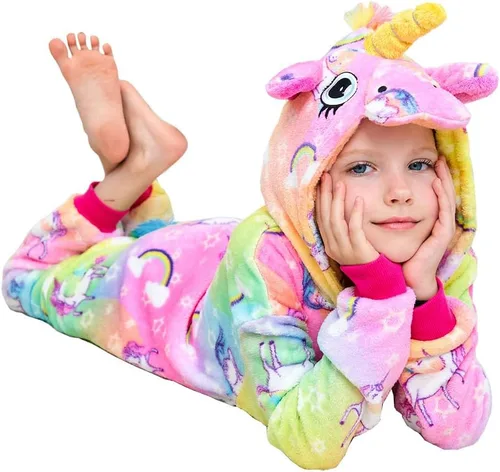 Vista 7 de Disfraz de unicornio para niñas, disfraz de Halloween, Navidad