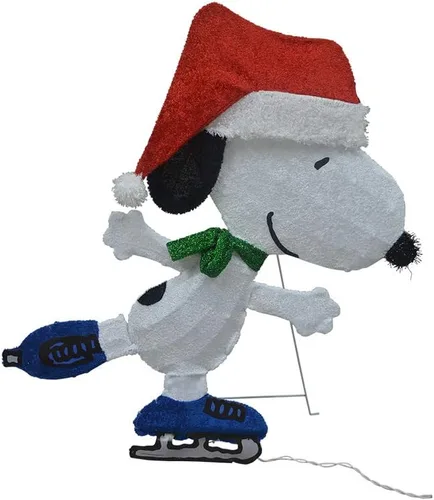 Vista 2 de ProductWorks 32" Snoopy patinando LED de Peanuts