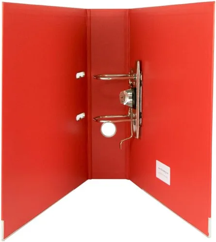 Vista 8 de Carpeta de 2 anillos con forma de arco de palanca; tamaño carta de EE. UU.; para perforadoras de papel de 2 3/4 pulgadas de centro a centro (cc)