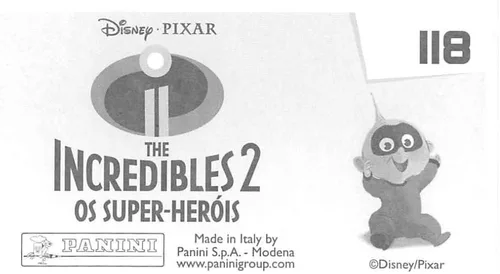 Vista 2 de 2018 Panini Incredibles 2 Album Sticker #118 Sticker 118