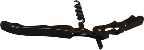Vista 10 de Thirsty Rhino Anggur Sacacorchos de camarero con doble bisagra (juego de 2) (negro)
