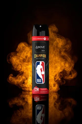 Vista 5 de Above NBA - Desodorante antitranspirante en aerosol para hombres CHAMPION EDITION Protección contra el sudor y el olor 72H Desodorante