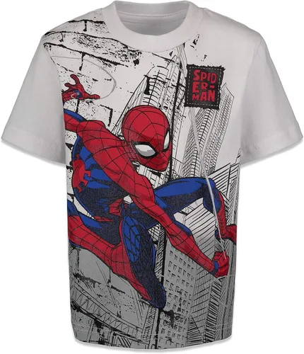 Vista 6 de Marvel Spider-Man Boys 4 Pack T-Shirts