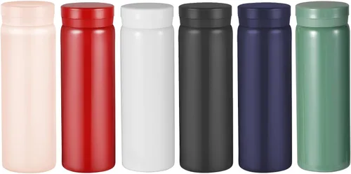 Vista 26 de Mini Thermos Bonita Botella de Agua - Matraz Pequeño Diminuto Aislado al Vacío de Acero Inoxidable 18/10 de 7 oz - A Prueba de Fugas y Derrames