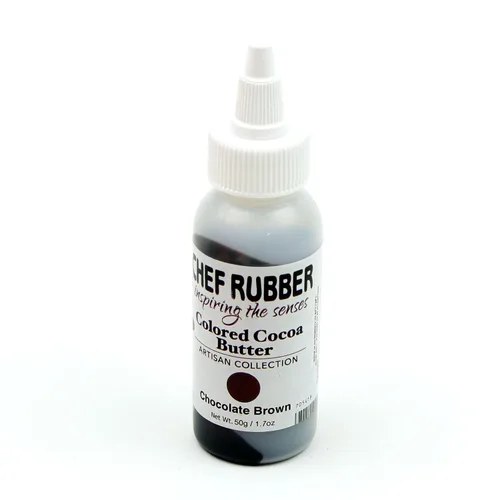 Vista 2 de Chef Rubber Manteca de cacao, colección artesanal, blanco alabastro, 7 onzas