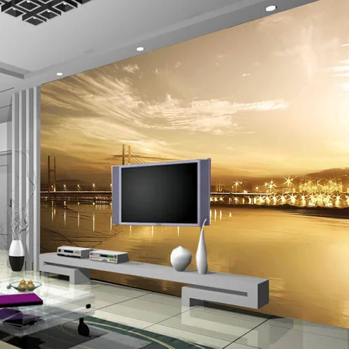 Vista 17 de Papel tapiz 3D de gaviota de playa, papel tapiz de globo de aire caliente de coco, murales panorámicos extraíbles, adecuado para decoración