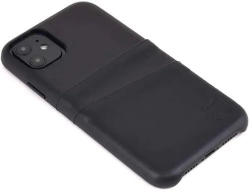 Vista 8 de Dockem Funda tipo cartera para iPhone 11 Placa de metal integrada para montaje magnético y 2 ranuras para tarjetas de crédito (padres)