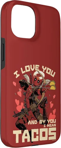 Vista 12 de Marvel Deadpool I Love You and by You I Mean Tacos - Carcasa para iPhone 17