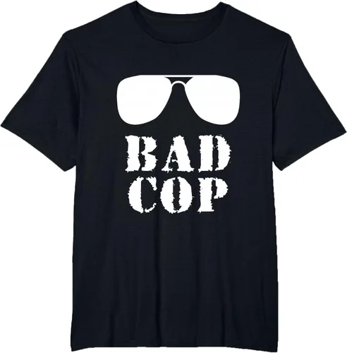 Vista 40 de Bad Cop Funny Police - Camiseta a juego para padre e hijo, Negro, S