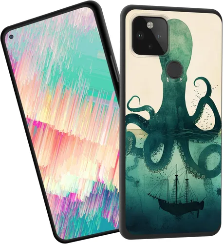 Vista 208 de Funda delgada para Google Pixel 4 XL, funda delgada de silicona de TPU suave a prueba de golpes para Google Pixel 4 XL, astronauta Galaxy