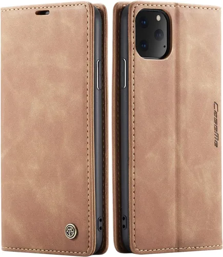 Vista 8 de SINIANL - Funda de piel con tapa a prueba de golpes para iPhone 11, color negro Funda plegable con tapa para Apple iPhone 11 2019 6.1 pulgadas