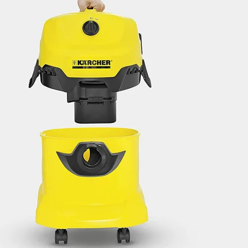 Vista 14 de Karcher WD4 aspiradora para agua y polvo, multiuso, con motor de 1800 V, diseño que ahorra espacio.