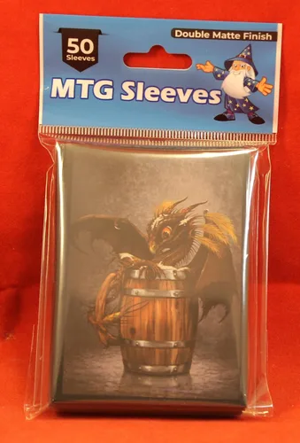 Vista 2 de 50 MTG Standard Card Sleeves Deck Protector Umber Beer Drink Dragon