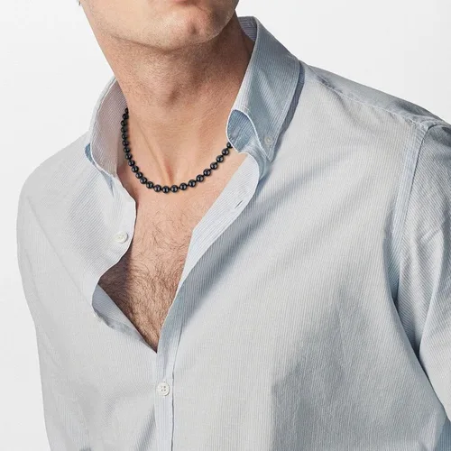 Vista 2 de GAVU Hand-knotted Stone Beaded Necklace for Men