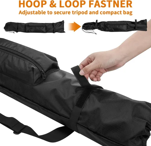 Vista 6 de Estuche de transporte para soportes de luz de fondo, bolsa de almacenamiento de trípode de 36 pulgadas