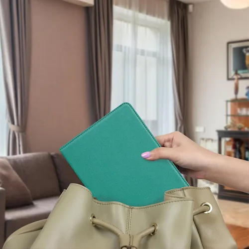 Vista 8 de CoBak - Funda con soporte para lector de libros electrónicos de 6.8 pulgadas - Funda con función de encendido y apagado automático, ranura