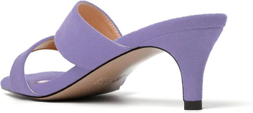 Vista 7 de MODENCOCO Sandalias casuales de tacón bajo para mujer, de gamuza y puntera cuadrada, 2 pulgadas