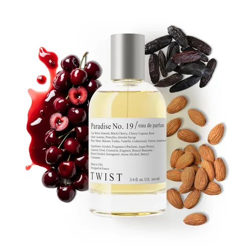 Vista 93 de Twist - Addicted No. 3 - Eau De Parfum inspirado en Y. Black Opium, Perfume de larga duración para mujer, Ámbar y Vainilla, Vegano, Ingredientes