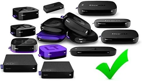 Vista 2 de MLK247 Control remoto de repuesto para reproductor multimedia de Roku 4, Roku 3, Roku 2, Roku 1, (HD, LT, XS, XD). No admite Roku Stick, televisores