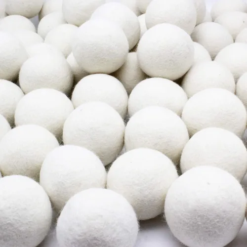 Vista 9 de Wooland Wholesale Bulk Laundry XL Premium - Pelotas secadoras de lana 100% de lana orgánica de Nueva Zelanda Suavizante de tela natural para pieles