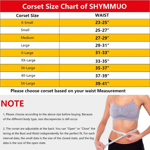Vista 4 de SHYMMUO Womens Black Underbust Corset Satin Boned Waist Training Cincher Lace Corset Lingerie Set