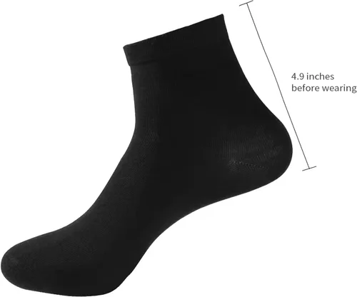 Vista 2 de SERISIMPLE Bamboo Men sock Breathable Sock Low Quarter Thin Ankle Sock Comfort Cool soft Sock 5 Pairs