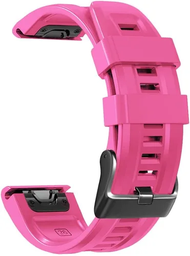 Vista 17 de REYDA Correa de silicona compatible con Garmin Fenix 7X/7X Pro/6X/6X Pro/5X/5X Plus/3/3 HR, 1.024 in, ajuste rápido, pulsera de silicona suave